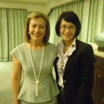 Η κ. Βρέντζου με την υφυπουργό Εξωτερικών της Ταιβάν Vanessa Shih